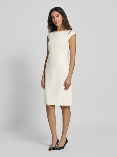 BOSS Minikleid mit Kappärmeln Modell 'Dileky' Offwhite 1
