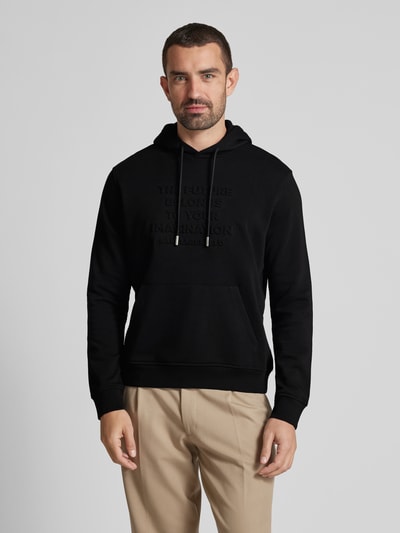 Karl Lagerfeld Hoodie mit Label-Stitching Black 4