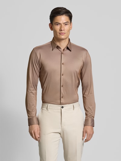 BOSS Slim Fit Businesshemd aus atmungsaktivem Material Sand 4