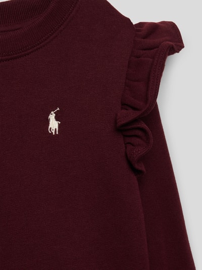 Polo Ralph Lauren Teens Kleid im 2-in-1-Look Bordeaux 2