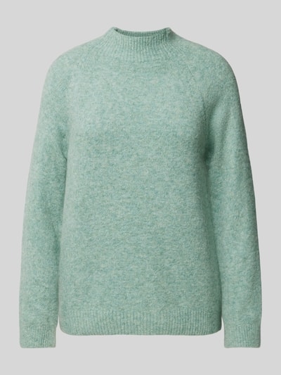 ZABAIONE Gebreide pullover met ribboorden Mintgroen - 2