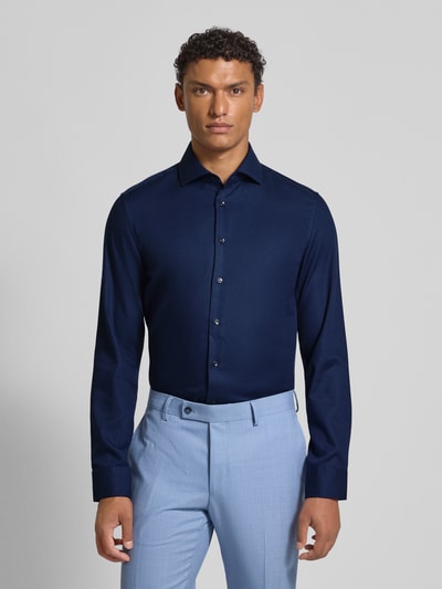 SEIDENSTICKER Slim Fit Business-Hemd mit Kentkragen Marine 4