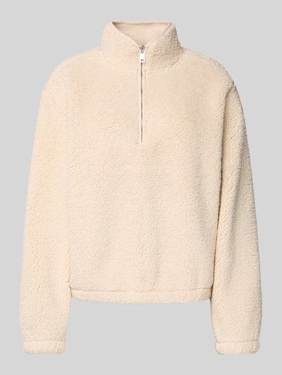 Only Regular Fit Troyer mit Allover-Muster Modell 'NEW DALLAS' Ecru 2