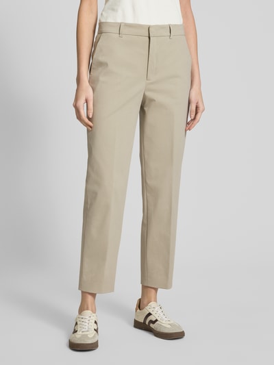 Drykorn Regular fit pantalon met persplooien Beige - 4