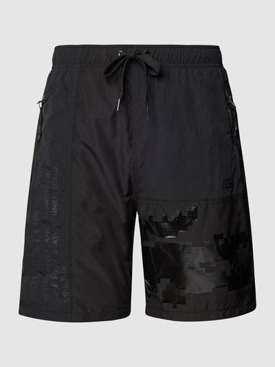 Lacoste Shorts mit Label-Print - LACOSTE Minecraft Black 2