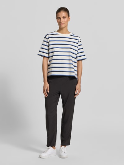 someday. Broek in verkorte pasvorm model 'Charlie' Zwart - 1