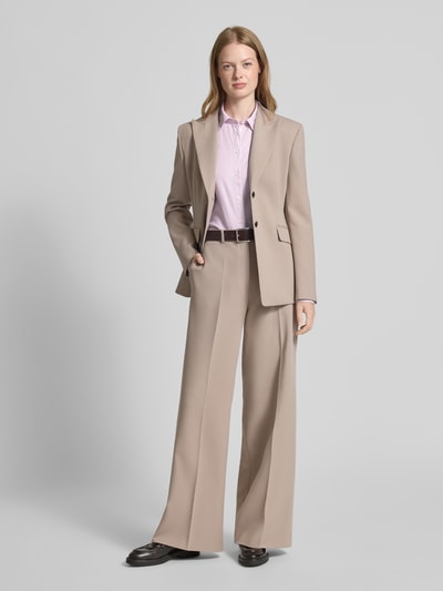 Fynch-Hatton Regular fit overhemdblouse met logostitching Rosé - 1