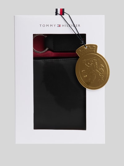 Tommy Hilfiger Portemonnaie aus echtem Leder Black 4
