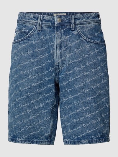 Tom Tailor Denim Korte jeans met logomotief Zwart - 2