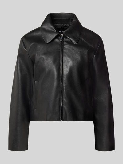 MANGO Jacke in Leder-Optik Modell 'SABINA' Black 2