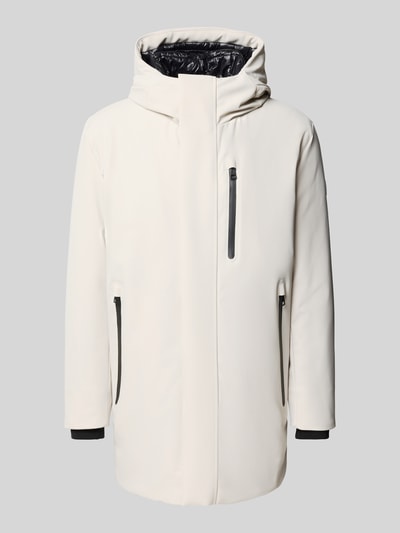 Strellson Regular fit parka met capuchon, model 'FLEX CROSS' Zilver - 2