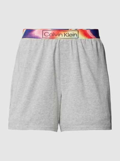 Calvin Klein Underwear Sweatshorts mit Logo-Bund Mittelgrau Melange 2