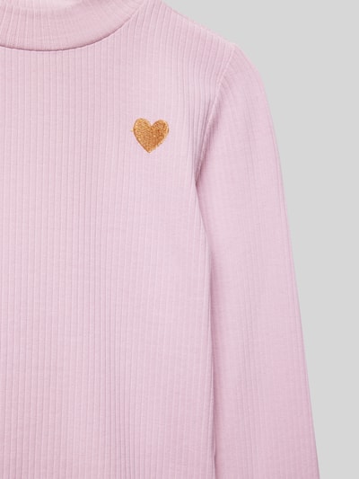 s.Oliver RED LABEL Longsleeve mit Label-Detail Rosa 2