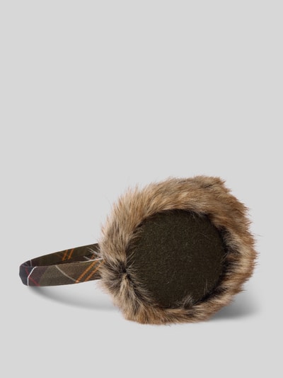Barbour Ohrenwärmer mit Baumwoll-Anteil Modell 'FAUX-FUR' Oliv 3
