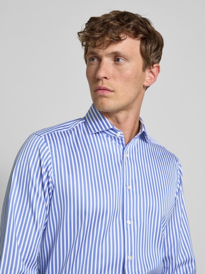 Jake*s Regular Fit Business-Hemd mit Knopfleiste Royal 3