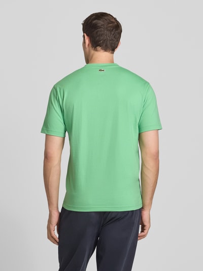 Lacoste T-Shirt mit Label-Print Hellgruen 5