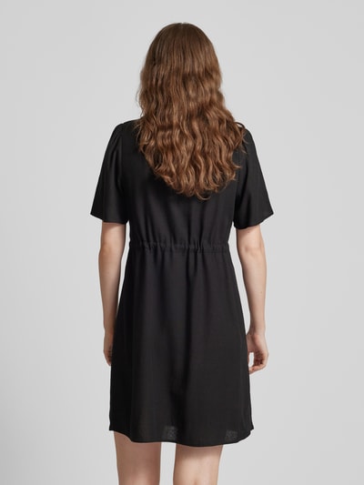 Vero Moda Minikleid mit Bindegürtel Modell 'MYMILO' Black 5