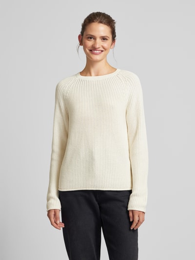 QS Gebreide pullover met raglanmouwen Wit - 4