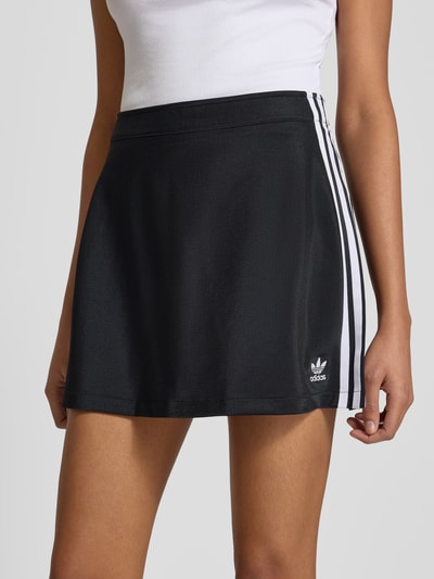 adidas Originals Spódnica mini z wyhaftowanym logo Czarny 3