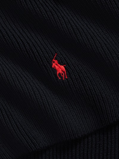 Polo Ralph Lauren Mütze und Schal im Set aus reiner Wolle Black 2