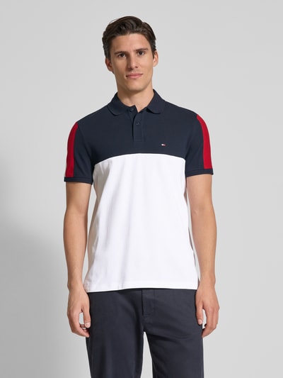 Tommy Hilfiger Regular Fit Poloshirt aus Baumwoll-Mix Weiss 4