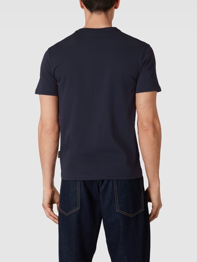 Napapijri T-shirt z wyhaftowanym logo model ‘SALIS’ Granatowy 5