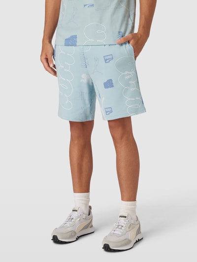 PUMA PERFORMANCE Shorts mit Gesäßtasche Hellblau 4