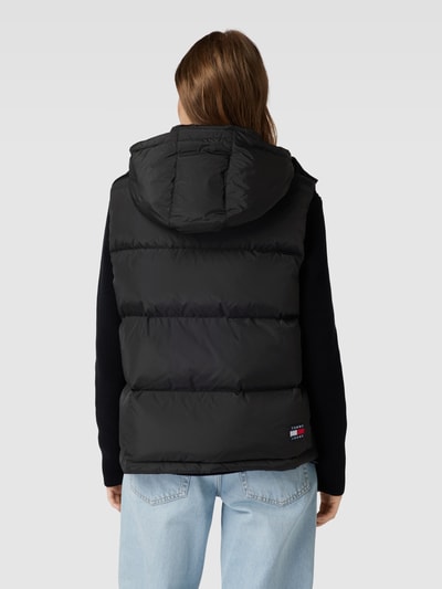 Tommy Jeans Steppweste mit Label-Patch Modell 'ALASKA' Black 5