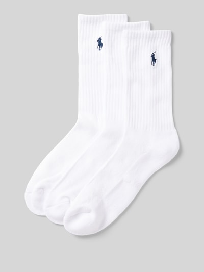 Polo Ralph Lauren Socken mit Logo-Stitching im 3er-Pack Weiss 1