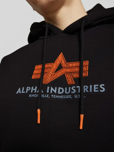 Alpha Industries Hoodie met capuchon Zwart - 3