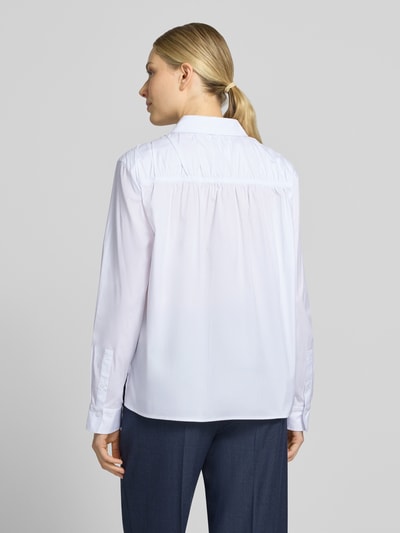 JOOP! Regular fit blouse met lange mouwen van katoenmix Wit - 5