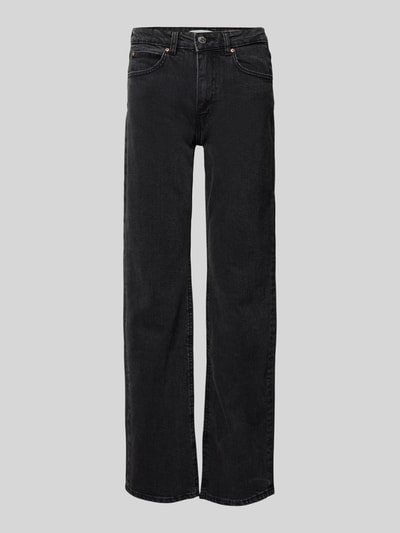 Gina Tricot Flared Jeans mit 5-Pocket-Design Black 2