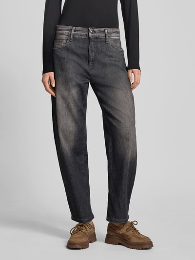 MAC Barrel Fit Jeans mit Eingrifftaschen Modell 'DANNI' Mittelgrau 4