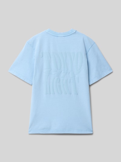 s.Oliver RED LABEL Regular Fit T-Shirt aus reiner Baumwolle Rauchblau 3