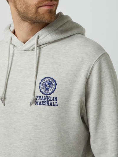 FRANKLIN & MARSHALL Hoodie van katoenmix Lichtgrijs gemêleerd - 3