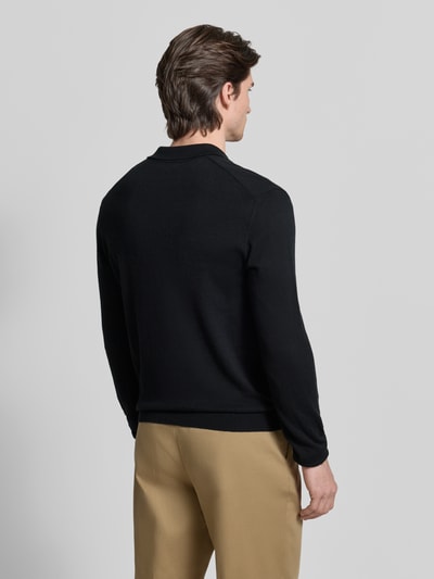 Casual Friday Strickpullover aus Baumwoll-Kaschmir-Mix Modell 'FRODE' Black 5