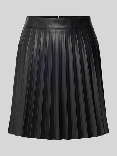 Jake*s Collection Midirock im Allover-Look mit gelegten Falten Black 2