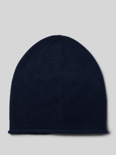 Christian Berg Woman Kaschmirmütze mit Rollsaum Dunkelblau 1