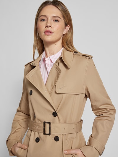 Tommy Hilfiger Mantel mit Taillengürtel Beige 3