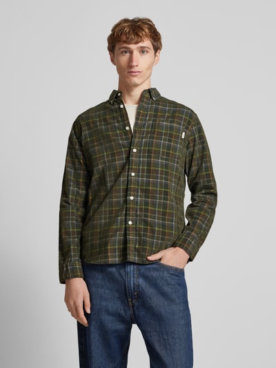 Pepe Jeans Regular Fit Freizeithemd mit Button-Down-Kragen Modell 'MAX' Oliv 4