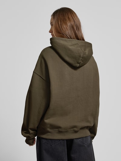 Low Lights Studios Hoodie met labelstitching, model 'Shutter' Taupe - 5