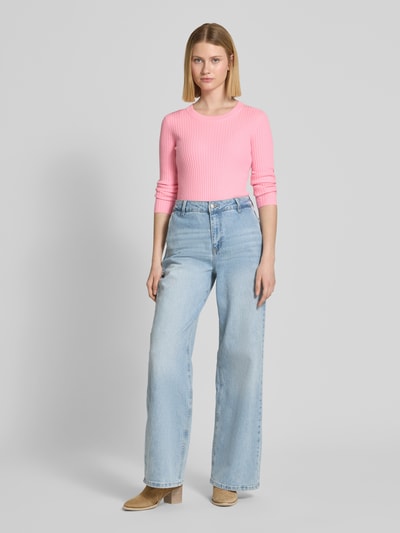 KUIJTEN Strickpullover aus reinem Kaschmir Modell 'BIBI' Rosa 1