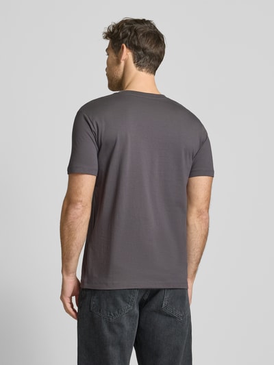 Tom Tailor Denim Regular Fit T-Shirt aus reiner Baumwolle Anthrazit 5