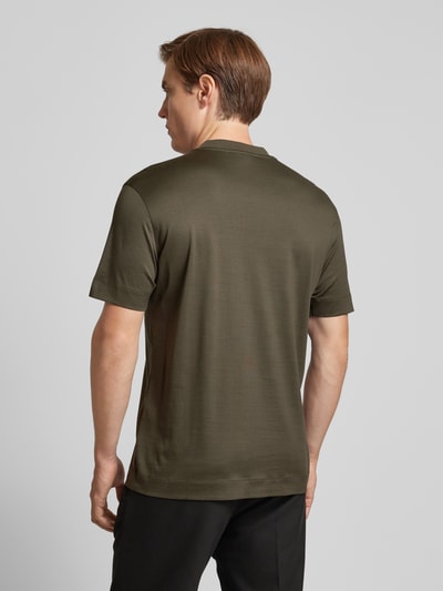 Emporio Armani T-Shirt mit Label-Print Oliv 5