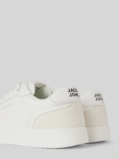 Jack & Jones Sneaker mit Label-Patch und -Print Modell 'WEALING' Weiss 2