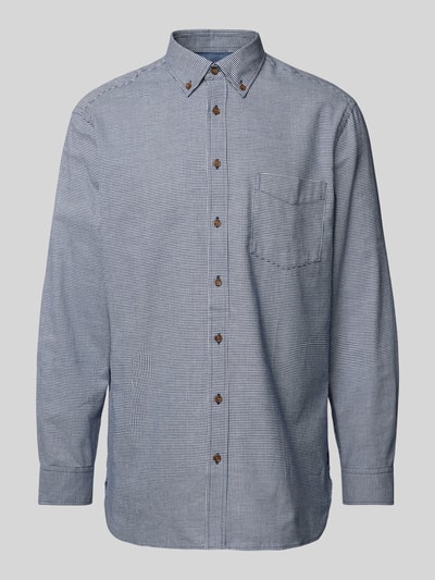 Christian Berg Men Koszula casualowa o kroju regular fit z kołnierzykiem typu button down Granatowy 2