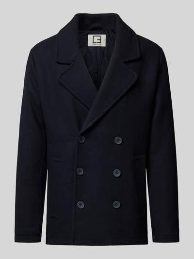 Casual Friday Jack met reverskraag, model 'METS' Donkerblauw - 2