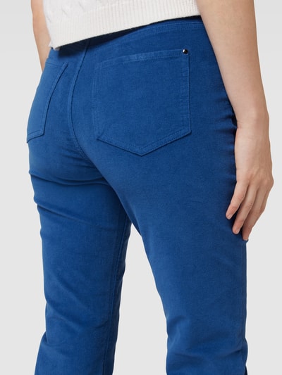 Christian Berg Woman Broek met knoop- en ritssluiting Blauw - 3