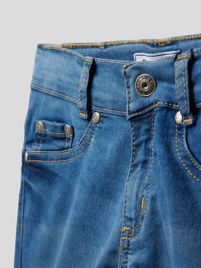 Blue Effect Jeansshorts in 5-pocketmodel Blauw - 2