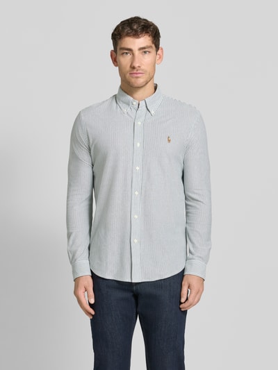 Polo Ralph Lauren Freizeithemd mit Knopfleiste Dunkelgruen 4